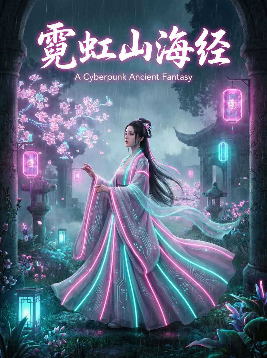 公下 エリカ 古风奇缘短剧 - 霓虹山海经海报